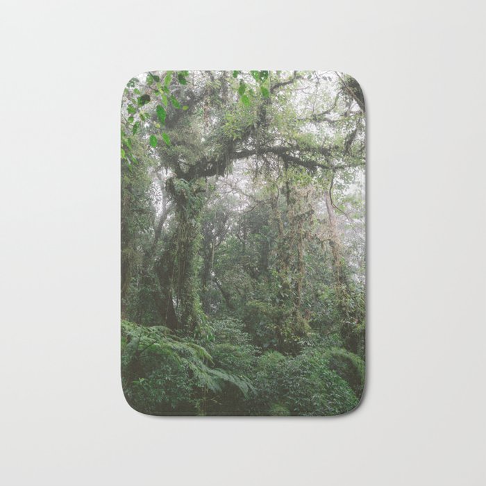 Monteverde Cloud forest | Costa Rica nature eco travel photography | Shades of green Bath Mat Gallery Image 1