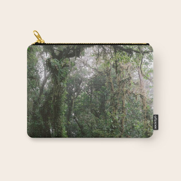 Monteverde Cloud forest | Costa Rica nature eco travel photography | Shades of green Carry All Pouch Gallery Image 1