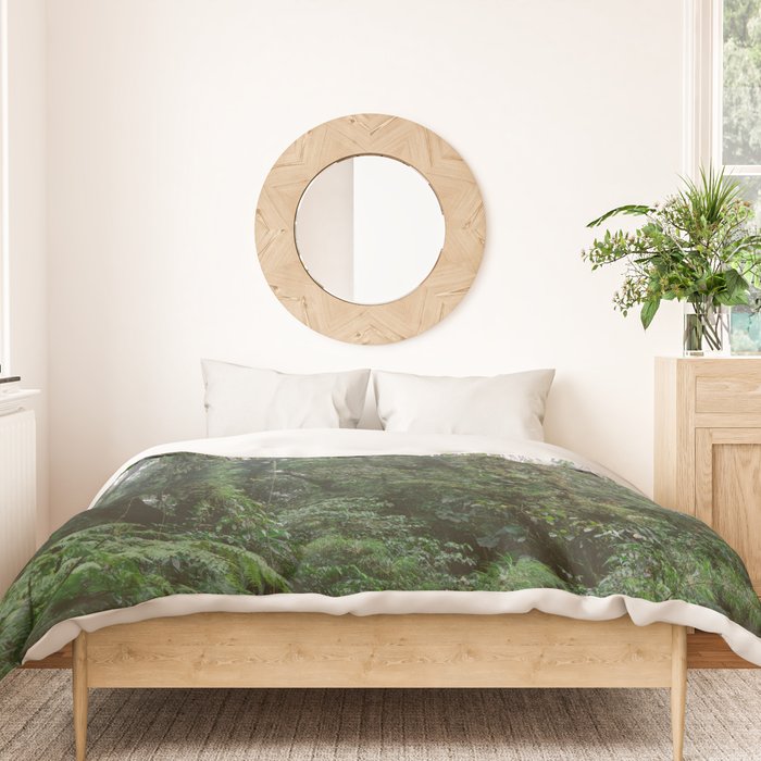Monteverde Cloud forest | Costa Rica nature eco travel photography | Shades of green Duvet Cover Gallery Image 3
