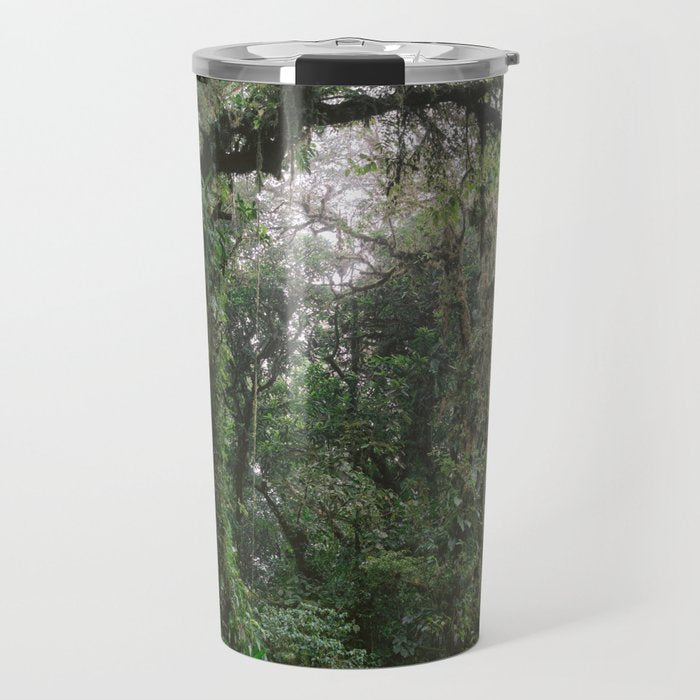 Monteverde Cloud forest | Costa Rica nature eco travel photography | Shades of green Travel Mug Gallery Image 1