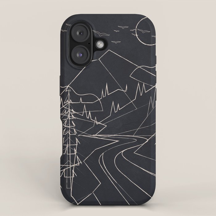 Minimalist Landscape 3 iPhone Case Gallery Image 1