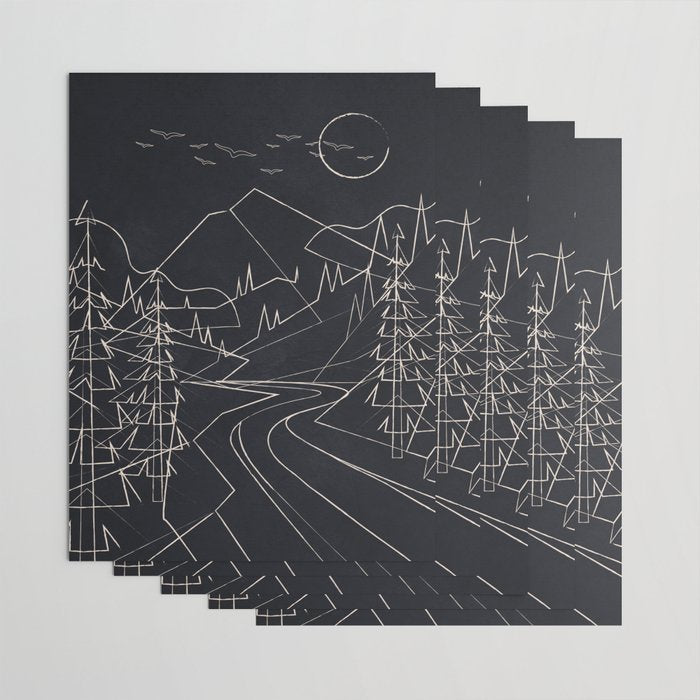 Minimalist Landscape 3 Wrapping Paper Gallery Image 3