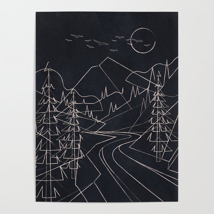 Minimalist Landscape 3 Poster Gallery Image 1