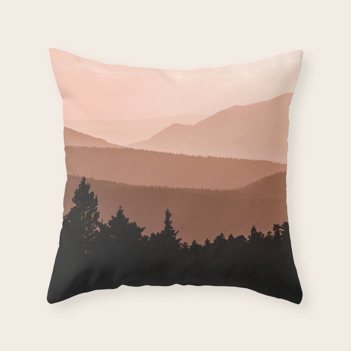 Lost in the Smoky Mountains Throw Pillow Gallery Image 6