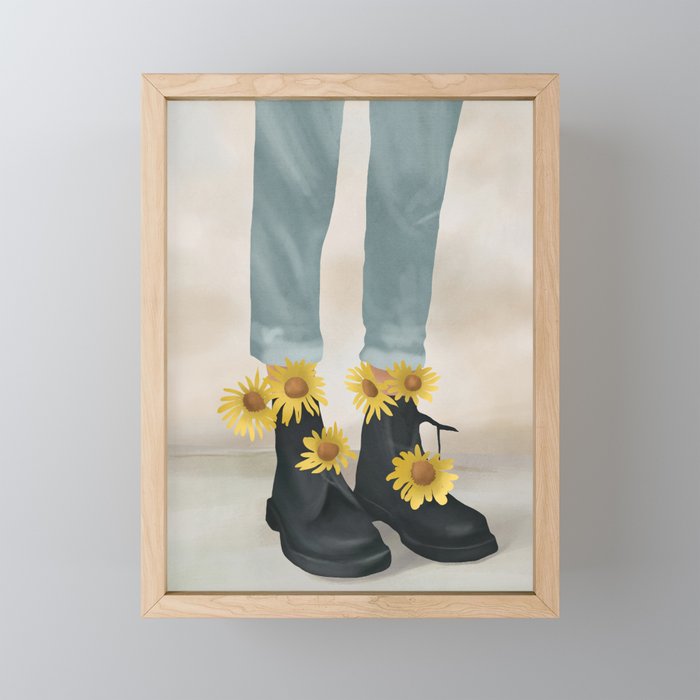 My Boots Mini Art Print Gallery Image 1