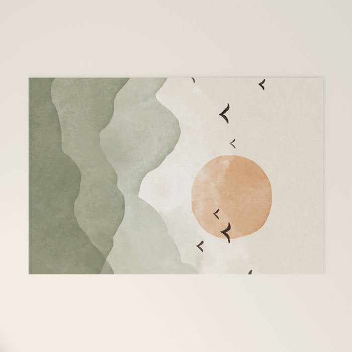 Sunset Migration Welcome Mat Gallery Image 1