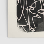abstract line art faces 4 Poster Gallery Image 3