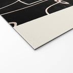 abstract line art faces 4 Welcome Mat Gallery Image 2