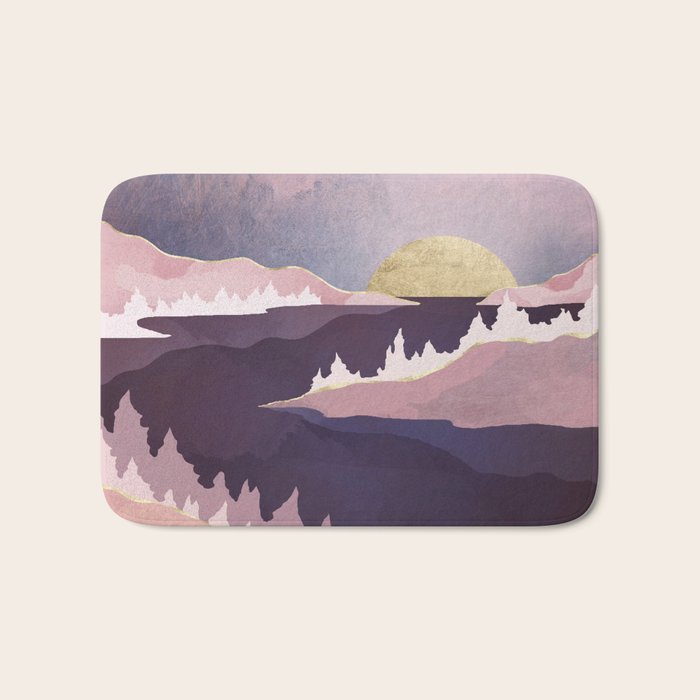 Mauve Lake Bath Mat Gallery Image 1