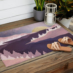 Mauve Lake Outdoor Rug Gallery Image 2