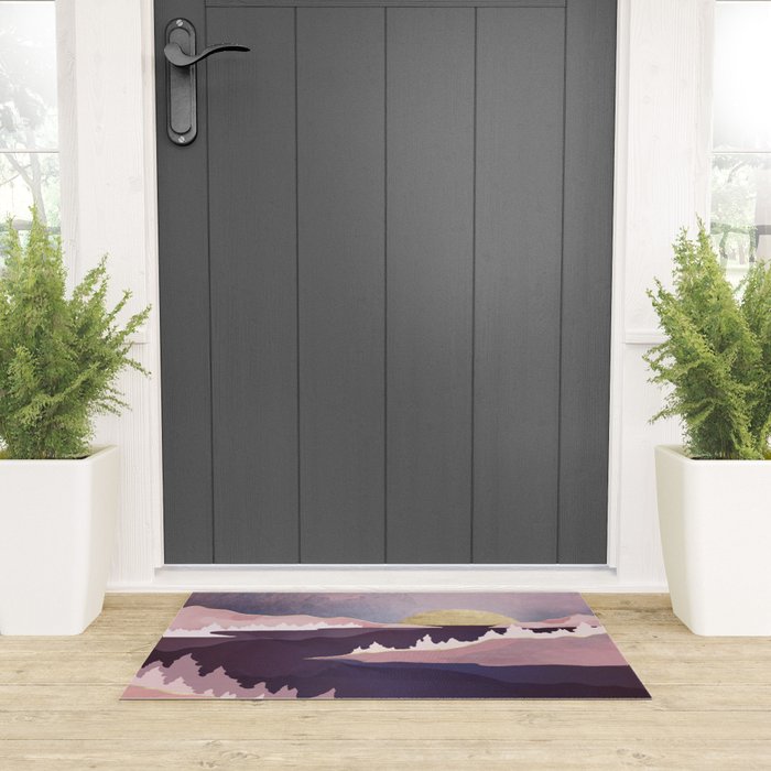 Mauve Lake Welcome Mat Gallery Image 3