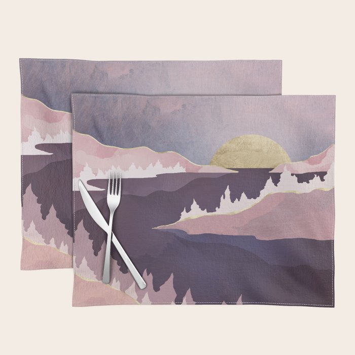 Mauve Lake Placemat Gallery Image 1