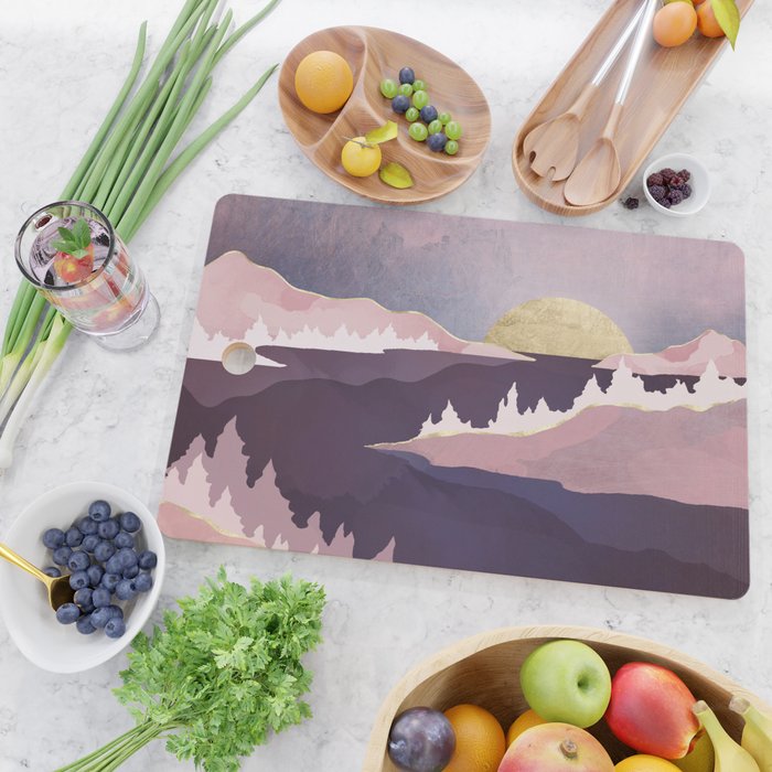 Mauve Lake Cutting Board Gallery Image 2