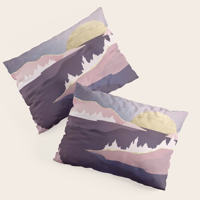 Mauve Lake Pillow Sham Gallery Image 3