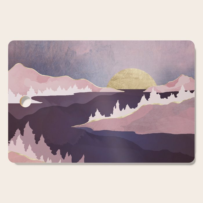 Mauve Lake Cutting Board Gallery Image 1