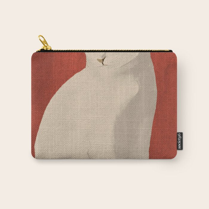 Minimal White Cat 3 Carry All Pouch Gallery Image 1