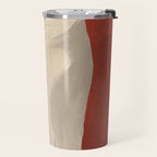 Minimal White Cat 3 Travel Mug Gallery Image 2