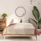 Minimal White Cat 3 Comforter Gallery Image 3