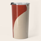 Minimal White Cat 3 Travel Mug Gallery Image 3