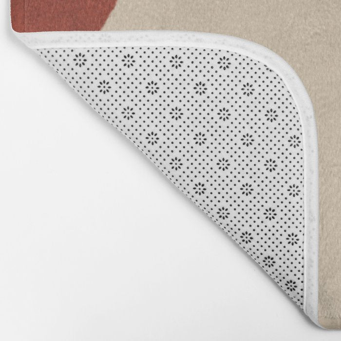 Minimal White Cat 3 Bath Mat Gallery Image 2