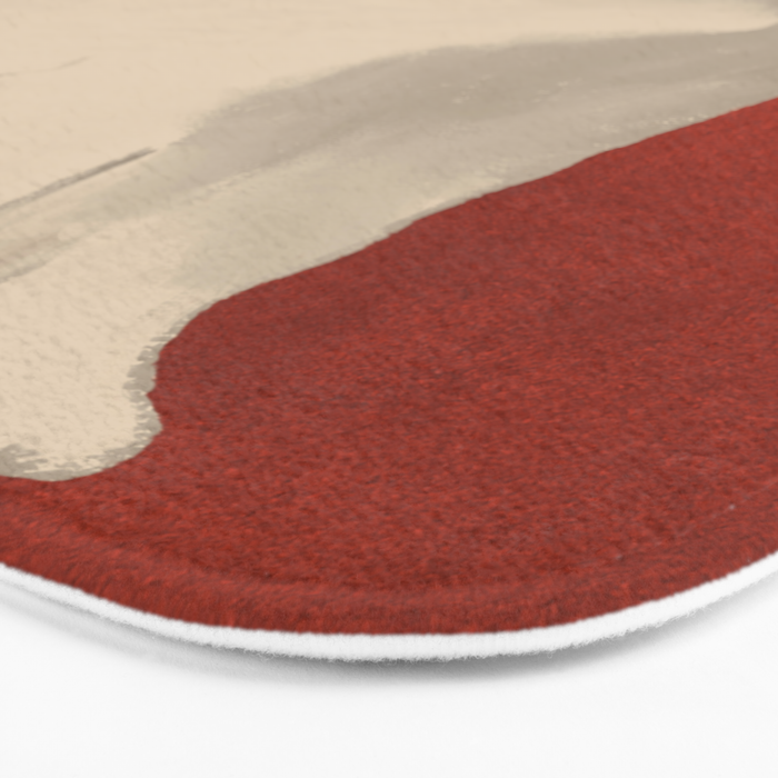 Minimal White Cat 3 Bath Mat Gallery Image 3