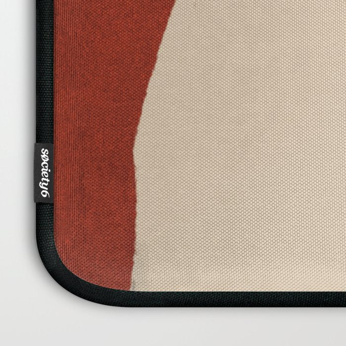 Minimal White Cat 3 Laptop Sleeve Gallery Image 3