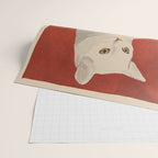 Minimal White Cat 3 Wrapping Paper Gallery Image 2