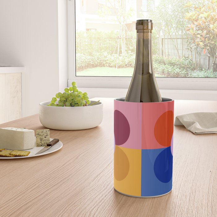 Color Block Bloom Wine Chiller Gallery Image 4