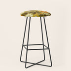 1970s Retro/Vintage Floral Pattern Stool Gallery Image 1