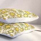 be here now // flower power // retro surf art by surfy birdy Pillow Sham Gallery Image 3