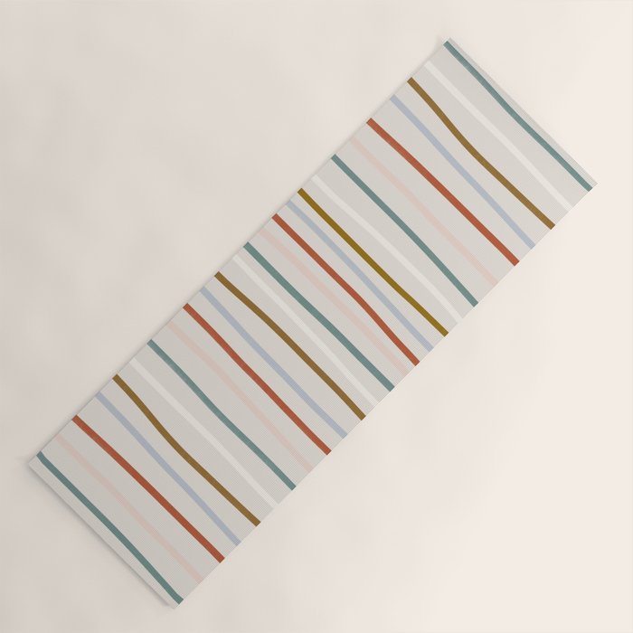 signature stripe Yoga Mat Gallery Image 1