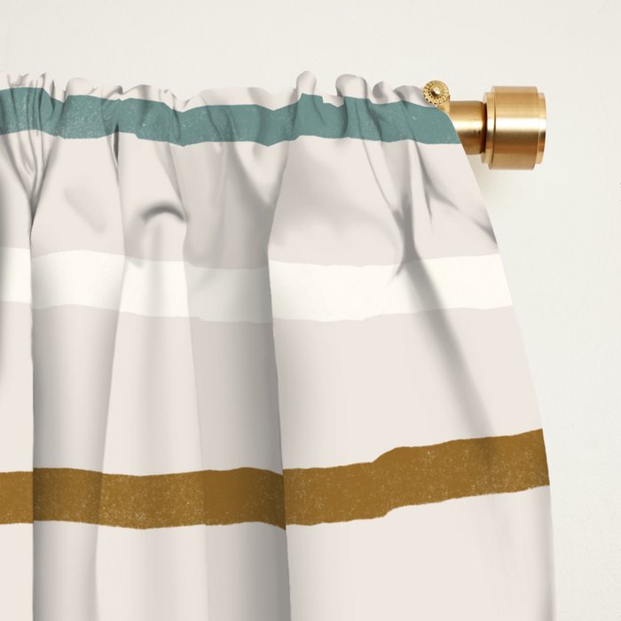 signature stripe Window Curtain Gallery Image 2