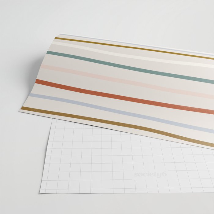 signature stripe Wrapping Paper Gallery Image 2