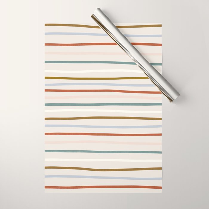 signature stripe Wrapping Paper Gallery Image 1