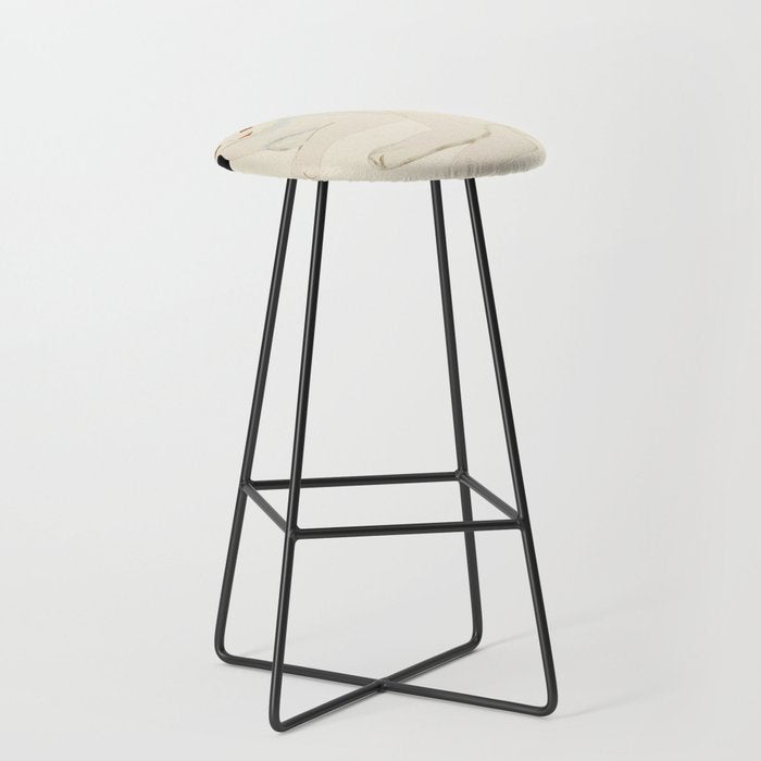 Minimal Abstract Art Cat 6 Stool Gallery Image 1