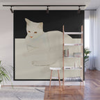 Minimal Abstract Art Cat 6 Wall Mural Gallery Image 1