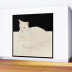 Minimal Abstract Art Cat 6 Wall Mural Gallery Image 2