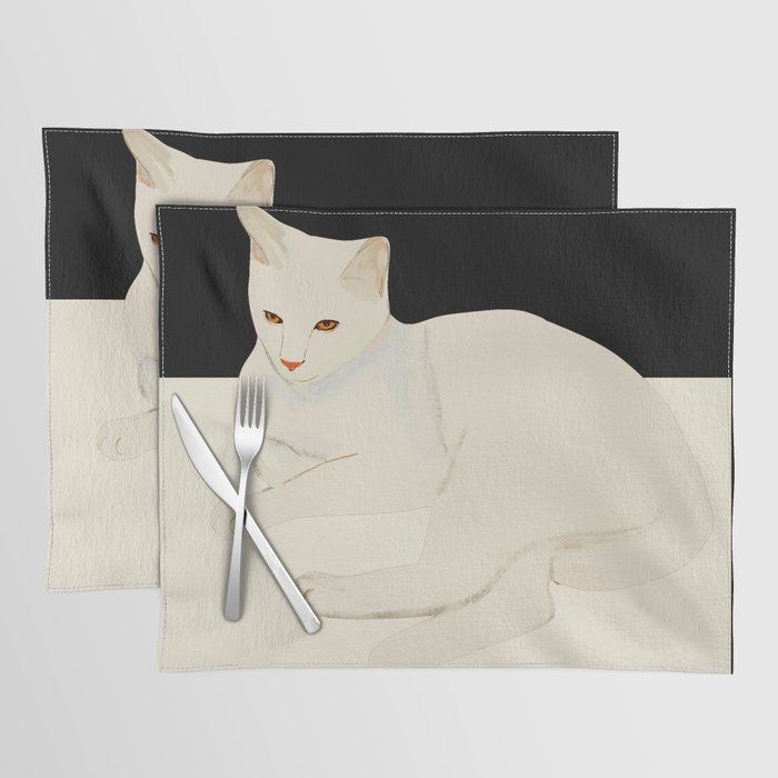 Minimal Abstract Art Cat 6 Placemat Gallery Image 1