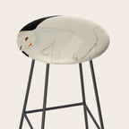 Minimal Abstract Art Cat 6 Stool Gallery Image 2