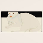 Minimal Abstract Art Cat 6 Desk Mat Gallery Image 3