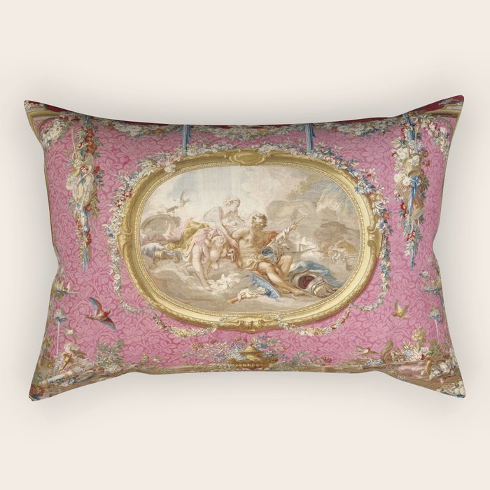 François Boucher "Venus aux forges de Vulcain" Rectangular Pillow Gallery Image 1