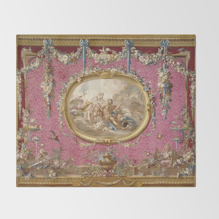 François Boucher "Venus aux forges de Vulcain" Throw Blanket Gallery Image 2