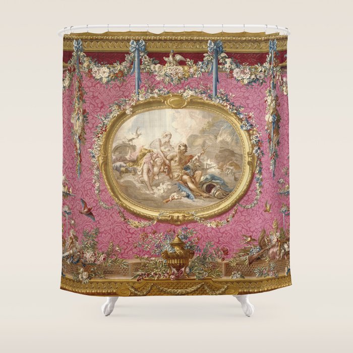 François Boucher "Venus aux forges de Vulcain" Shower Curtain Gallery Image 1