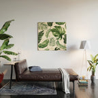 Tropical Leaf Wood Wall Art Gallery Image 2