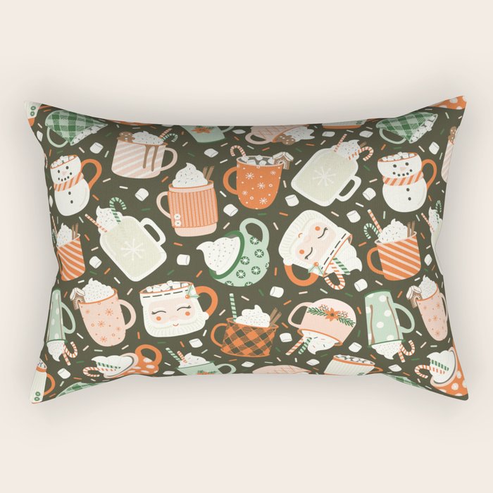 Christmas Cocoa Rectangular Pillow Gallery Image 2