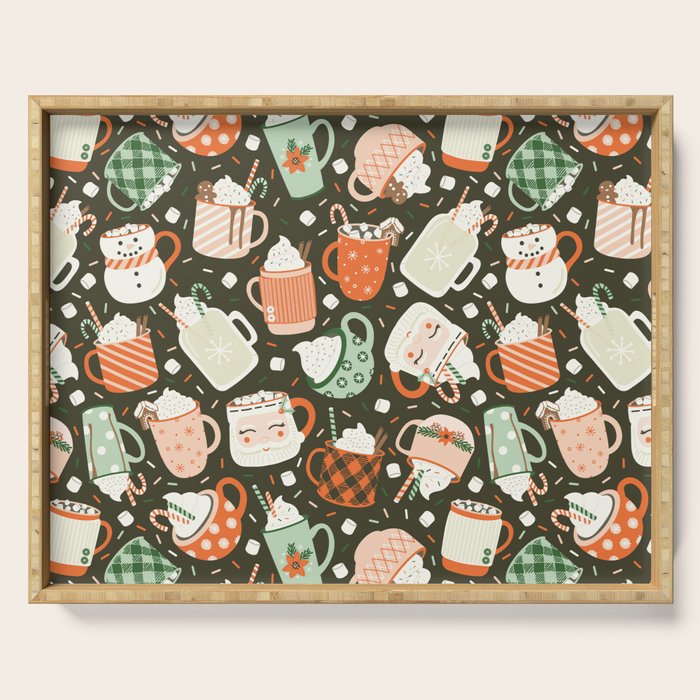 Christmas Cocoa Serving Tray Gallery Image 1