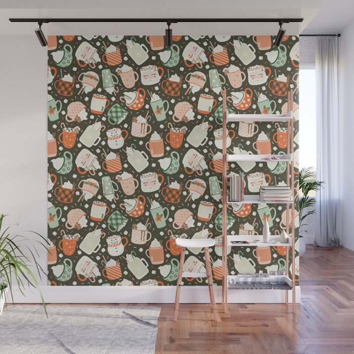 Christmas Cocoa Wall Mural Gallery Image 1