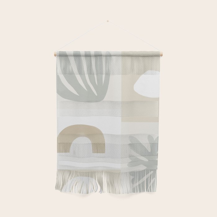 Modern Corals | Sage Green Wall Hanging Gallery Image 1