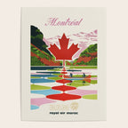 Montreal Canada Vintage Travel Poster, 1950s Poster Gallery Image 4