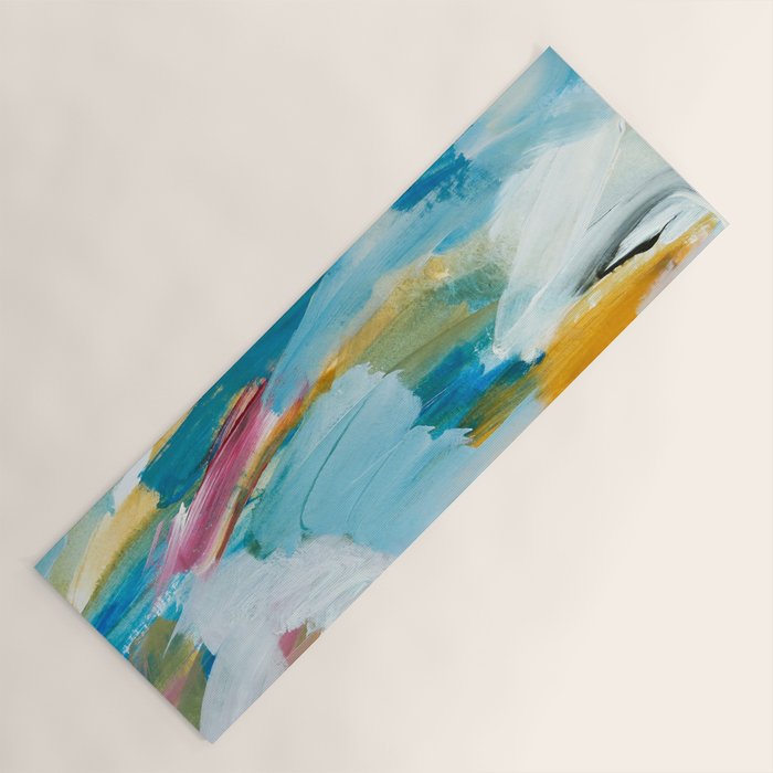 Abstract Oil Painting No. 55 Yoga Mat Gallery Image 1